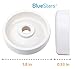 BlueStars WD35X21038 Dishwasher Lower Rack Wheel and Stud - Compatible with GE Kenmore Dishwashers - Easy to Install - Replaces WD12X10267 PS11726733 AP59863653 - PACK OF 8