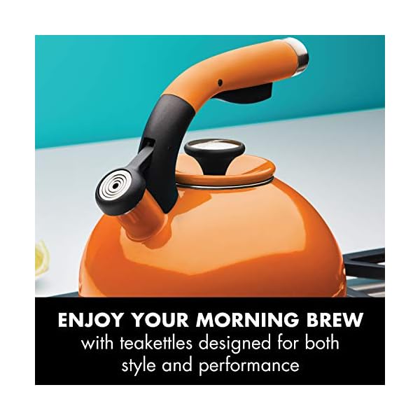 Circulon Sunrise Whistling Kettle/Stovetop Teakettle/Tea Pot, 2 Quart