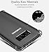 Galaxy Note 8 Case,[1.5mm Thickness] [Crystal Clear] [Shock Absorption] Soft TPU Bumper Slim Protective Case Cover with Raised Bezels & Camera Drop Protection for Samsung Galaxy Note 8 (2017) (clear)