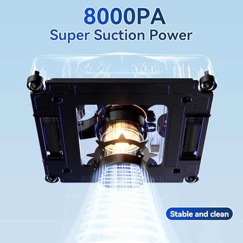 Jemyths Window Cleaning Robot with Voice Change, Automatic Window Robot with Intelligent Route Planning and Edge Detection System, 120 ml Tank, 4 Cleaning Modes for Various Window Types