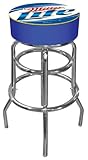 Miller Lite Padded Swivel Bar Stool