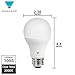 Triangle Bulbs (Pack of 10) 12 Watt A19 LED Bulb, 75 Watt Incandescent Bulbs Replacement, 1055lm, Soft White, Dimmable,