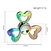101Bsboy Toy Dazzle Fidget Spinner - Ultra Fast Bearings - EDC Finger Focus Toy - for Kids Adults Autism Stress Reducer (Heart)