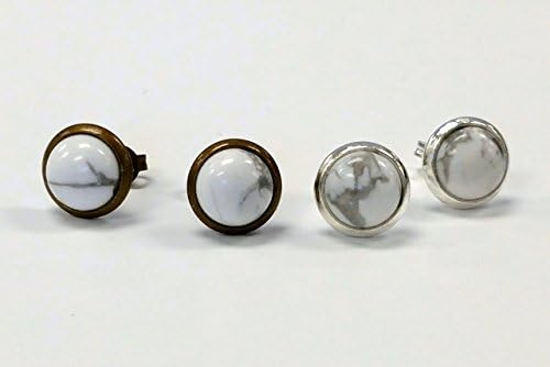 Marble Stud Earrings