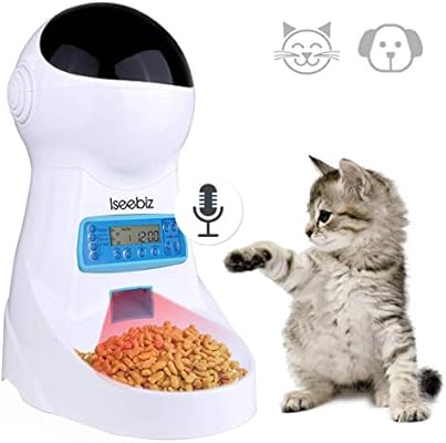 Comedero Automatico Gatos Iseebiz 3 Litro Comedero Perro Tiene 4 ...