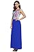Asvivid Women's Sleeveless Aztec Floral Print Summer Maxi Dress Ladies Casual Cotton Beach Long Dresses S Blue