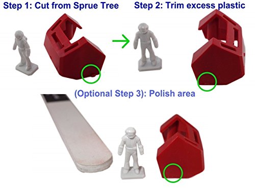 Valtcan One Pull Sharp Nipper Model Kit Pro Pointed Side Sprue Cutter Nippers (White)