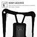 Cooper Trooper 2K Rugged case Compatible with Acer Iconia Tab 10 A3-A30 | Drop Shock Proof Heavy Duty Protective Cover | Shoulder Strap, Stand, Hand Strap | Kids Adults (Black)