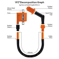 1PZ W35-C11 Ignition Coil Replacement for Yamaha