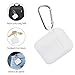 Airpods Accessories Set, Filoto Airpods Waterproof Silicone Case Cover with Keychain/Strap/Earhooks/Accessories Storage Travel Box for Apple Airpod (Upgrade White)thumb 3