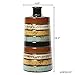 Hosley 10.25 Inch High Multi Colored Ceramic Bottle Vase. Ideal Gift for Wedding Home Floral Arrangements Spa Aromatherapy Votive Candle Garden Settings NTIOOP1 O9