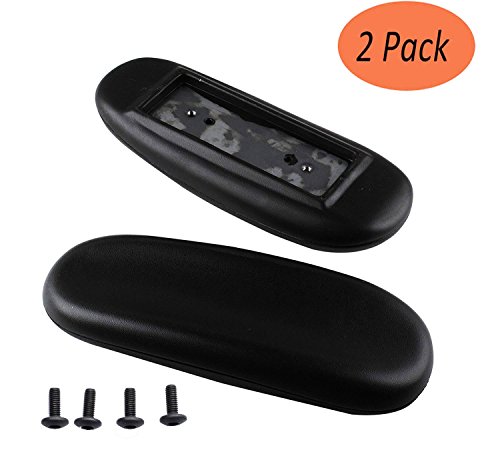 Podoy Office Chair Arm Rest Replacement Pad 10″ 4″ Part Armrest Cover #1043 for Office Desk Parts (Pack of 2)