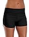Attraco Women's Board Shorts Swimwear Bottoms Solid Bathing Suit Bottoms