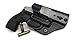 Concealment Express S&W J Frame 442/642 Tuckable Ambidextrous IWB KYDEX Holster - Custom Fit - US Made - Concealed Carry Holster - Fully Adjustable (CF BLK, TUCK)