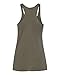 Next Level Apparel Women's Premium Tri-Blend Racerback Tank, Military Green, Medium
