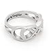 Double Infinity Daughter Ring, Promise Ring 