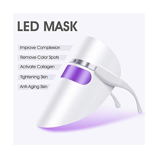 Hangsun Light Therapy Mask Acne Treatment Unlimited Sessions for Face Skin Care FT330-2 in 1 Works for 10 Mins Daily…
