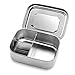Stainless Steel Food Container Bento Storage Lunch Box, 3 Compartments Design Perfect for Picnic Box Healthy Snacks, Dishwasher Safe