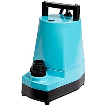 Little Giant 505005 1/6 HP Submersible Hydroponic Pump, 5-MSP, 115V, 1200 GPH