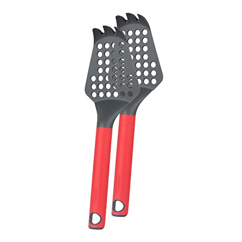 Casabella Skillet Slingers (Set Of 2), Red/Grey