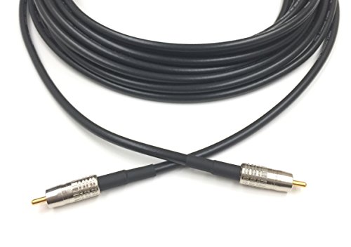 150ft 75 Ohm Canare RCA Video Cable - Canare L-4CFB Cable and RCAP-C4F Connectors
