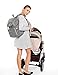 Baby Diaper Bag Backpack by Musgoody, Multi-Function Spacious Stylish Smart Organizer for Mom/Dad Including Stroller Straps and Changing Pad, Large Capacity Waterproof Nappy Bag for Newborn Toddler.