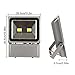 2pcs LED Flood Light 100W 50W 30W 20W 10W Super Bright Outdoor Light Waterproof Security Light 85-265V Daylight white(100W)
