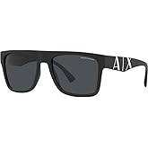 Armani Exchange mens Ax4113s Rectangular Sunglasses