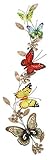 Deco 79 Metal Butterfly Decor, 39-Inch by 10-Inch (Kitchen)