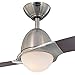 Westinghouse 7223000 Solana Indoor Ceiling Fan with Light and Remote, 48 Inch, Brushed Nickel