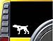EZ-STIK German Shorthaired Pointer Little HeartJ609 6 inch dog decal sticker