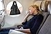 Ergonomic Foot Rest, PRAVETTE Travel Footrest Airplane Leg Rest Flight Foot Hammock Carry-on Travel Pillow Under Desk Accessories