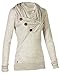 Merryfun Women's Sport Casual Long Sleeve Knitted Draped Button Blouse Top, G M