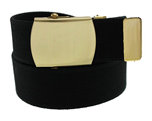 Cargo Stretch Belt Made in the USA by Thomas Bates (Black)