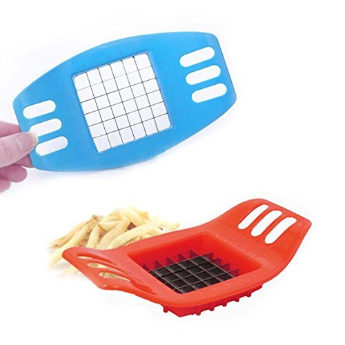 Vktech Stainless French Fry Cutter Potato Vegetable Slicer Home & Kitchen, Kitchen & Dining, Kitchen Utensils & Gadgets, Graters, Peelers & Slicers, Mandolines & Slicers