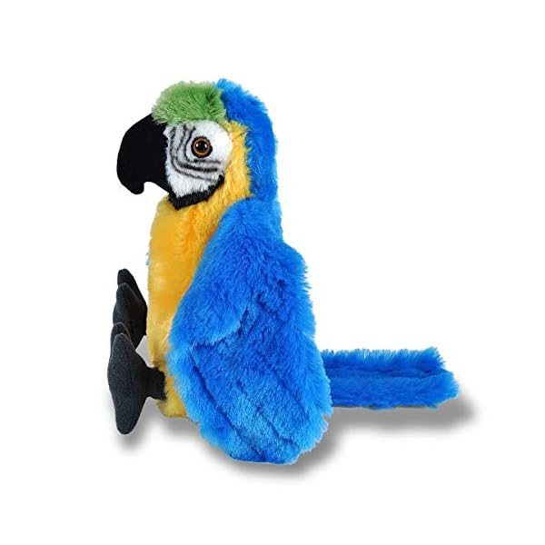 Wild Republic 11498 Plüsch Ara Papagei, Cuddlekins Kuscheltier, Plüschtier, 30cm – Bild 5