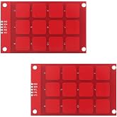 2Pcs MPR121 Module Capacitive Touch Keypad Sensor 12 Buttons High Sensitive Keypad 3.3V I2C Output Controller Module