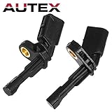 AUTEX 2PC Rear Left & Rear Right ABS Wheel Speed Sensors ALS469 1k0927807 Compatible with AUDI A3 2006-2013/AUDI TT 2008-2009/SEAT LEON 2007-2011/Replacement for VOLKSWAGEN BEETLE 2012-2017