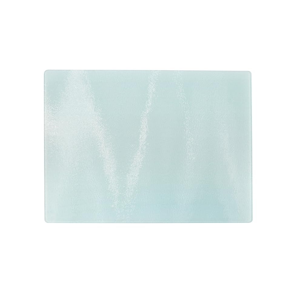 Tempered Glass Chopping Board for Kitchen Countertop Worktop Saver Protector Mat, Durable Cutting Board, Scratch & Heat Resistant, Dishwasher Safe, Round/Rectangle