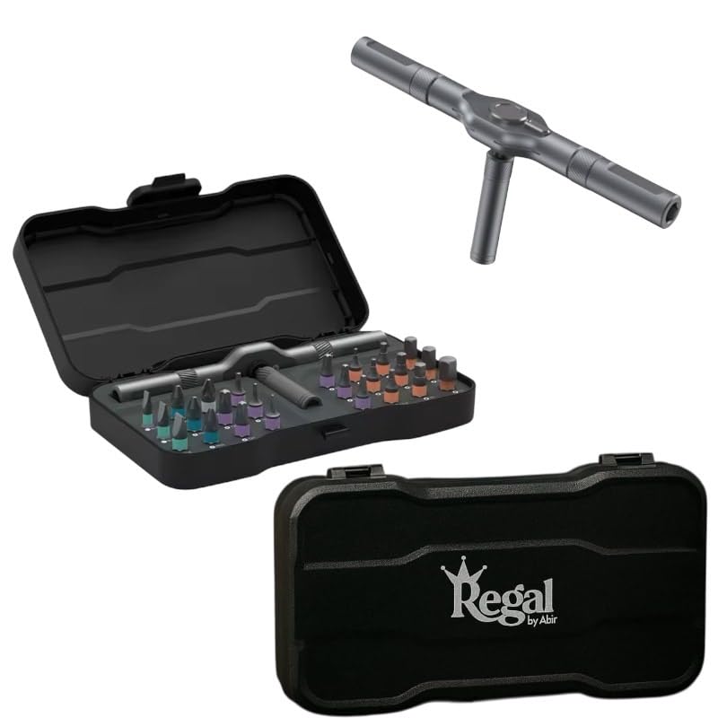 Photo 1 of Regal By Abir 24-in-1 Ratcheting Screwdriver Set – Magnetic, Compact & Portable Ratchet Tool Kit with Bits – Multifunction Repair Tool for Home, Electronics, Car & DIY Projects