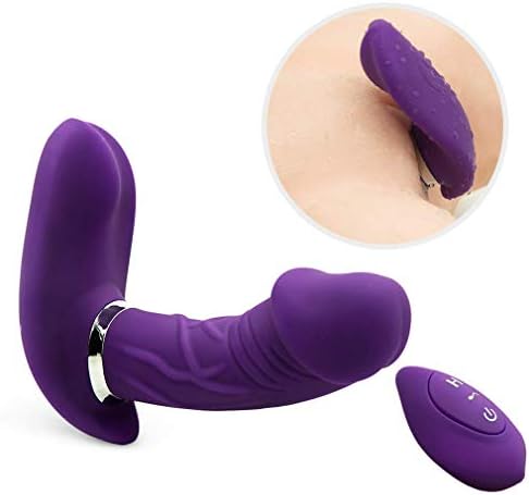 10 Modes Women Butterfly Vibr and Ating Wearable Remote USB Charged Wireless Control Butterfly Vib and rator Toys (Violet)