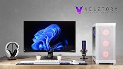 Velztorm White Pilum Custom Built Gaming Desktop PC