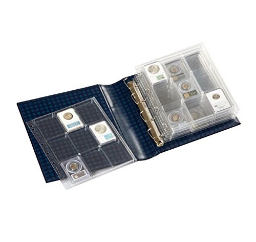 Grande Classic Coin Album Set for up to 36 Certified Coin Holders Blue