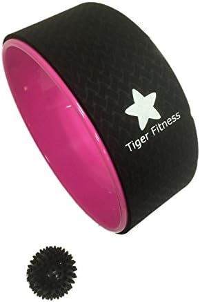 Tiger Fitness Pink Yoga Wheel Basic 12.5" - Perfect Backbends and Poses - Stretch Your Back, Chest and Spine