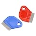Tear Stain Remover Combs Flea Combs For Dogs, Gently and Effectively Removes Crust, Mucus, and Stains with Smooth Stainless Tooth, Pack of 2.