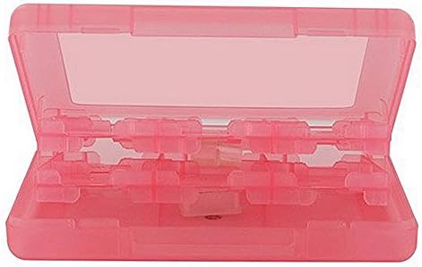 SORCO 28 in 1 Game Card Case Holder Cartridge Storage Box for Nintendo 3DS DSL Dsi Red