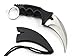 HOSANA Karambit Knife Stainless Steel Fixed Blade Tactical Knife with Sheath and Cord Nice Knife for Hunting Camping Fishing and Field Survival (Silver)