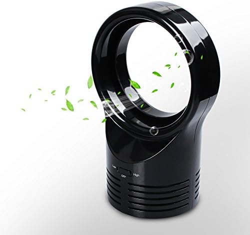 RFV Car fan 12V bladeless fan mini silent leafless fan portable fan double file adjustable
