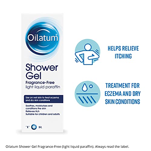 Oilatum Shower Gel Fragrance Free To Treat Dry Skin & Eczema 150ml on
