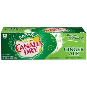 7-UP Canada Dry Ginger Ale, 12-Ounce (Pack of 24)